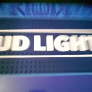 BUDWEISER BUD LIGHT BEER BAR MAT 12 X 18” Rubber Drip Mat new In Box