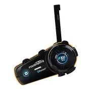 FX8 PRO Motorbikes Helmet Intercom Bluetooth Headset Background Sound 2KM 10 Way