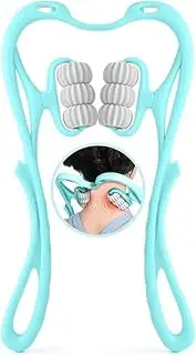 Manual Neck Massager Roller,Handheld Massager with 6 Balls Massage Point Neck, Back, Shoulder, Waist, and Legs