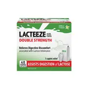 LACTEEZE BY ALLERGY FREE Lacteeze Double Strength Chewable (vanilla flavour) 40c