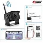 Wireless Phone Backup Camera Reversing Wifi Camera 18 IR IP69 For Truck Van Car