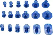 Car Dent Remover Tabs | 18PCS Dent Repair Gasket Set | Body Panel Pull Tabs for Motorbike Sports Car | Sheet Metal Fix for Fridge and Washing Machine