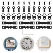 Picture Hanging Strips Kit Photo Frame Sawtooth Hook Hooks Parts