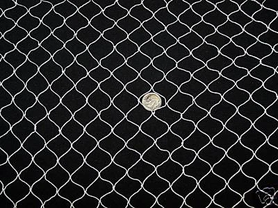 100' x 5' Golf Hockey Backstop Barrier Nylon Net 3/4" Mesh #7 Nylon Netting