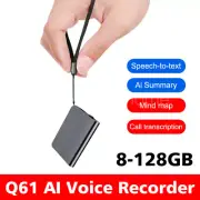 8GB-128GB Mini Voice Recorder Support Bluetooth Phone APP Recording 58 Languages