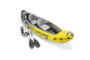 Intex 312cm Sports Explorer K2 Inflatable Floating Kayak Boat Oars River Lake