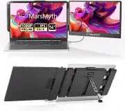 S1 Laptop Screen Extender - 14'' Portable Dual Monitor for Laptops, 1080P FHD