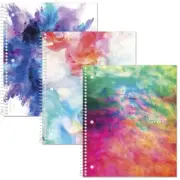 Five Star Spiral Notebooks, 1 Subject, College Ruled, 11" X 8-1/2", Cute Designs