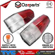 Pair LH+RH Tail Light Clear For Ford Falcon XD XE XF XG XH Ute Panel Van 81~99