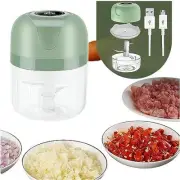 Wekunro USB Rechargebale Electric Garlic Grinder-Mini Portable Wireless Food And