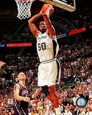 David Robinson Game 2 of the 2003 NBA Finals Action Sports Photo