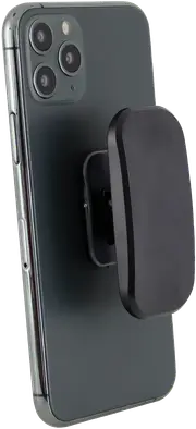 Techxtras 2-in-1 Phone Grip and Stand (Black)