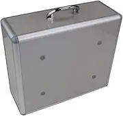 Gogogmee Medicine Organizer Storage Box First Aid Kit Triple Compartment Aluminum Wall Mountable