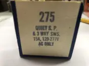 (6) EAGLE Electric 275 Combo 3 Way & SP Switches Ivory