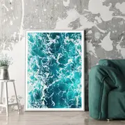 Blue Ocean Canvas Wall Art