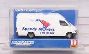 Walthers Scenemaster Busch 949-12206, Speedy Movers Sprinter Van, 1/87 HO Scale