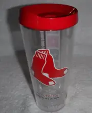 Dunkin Donuts Boston Red Sox 22oz Sports Tumbler New, Red Sox Run On Dunkin