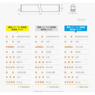 好時光～OSRAM 歐司朗 LED T5 支架燈 4尺20W 3尺15W 2尺10W 星皓 層板燈 串接燈 全電壓