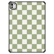 iPad Pro 11-inch (M4) iPad Impact Case Check Pattern Sage Green iPad