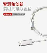 在飛比找樂天市場購物網優惠-type-c轉hdmi高清轉接線1.8米 usb3.1 to