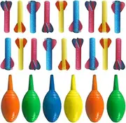 ArtCreativity Foam Rocket Blasters, Set of 6, Each Set with 1 Squeeze Launcher and 3 Foam Rockets, Fun Summer Outdoor Toys, Great Goodie Bag Fillers, Party Favors and Prizes for Kids