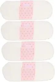 minkissy Breathable Cloth Menstrual Pads 4 Pack Reusable Panty Liners Washable Period Pads Soft Cotton for -day Comfort
