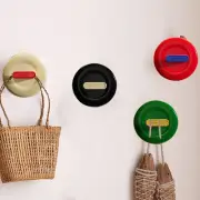 6Pcs Punch-free Strong Sticky Hook Traceless Wall Hooks Dopamine Hooks Bathroom
