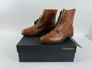 Allen Edmonds Dalton Wingtip Dress Boot Walnut Brown Leather Mens Size 13 3E