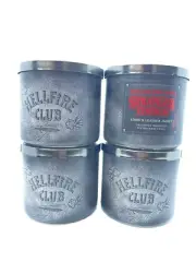 Bath And Body Works (4 Pack) EDDIES LEATHER JACKET STRANGER THINGS 3 Wick New!