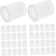 JUMPLAWN 50pcs Refillable Perfume Atomizers Pump Plastic Travel Spray Bottle Adapters for Essential Oil Extraction