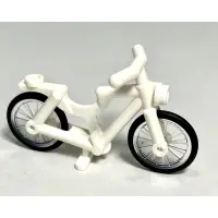 在飛比找蝦皮購物優惠-<樂高人偶小舖>正版 LEGO  白色腳踏車、自行車 bik