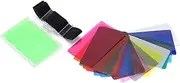 Color Correction Light Gel Filter, Small Loss Camera Gel Filter Kit Portable Plastic for Lighting