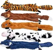 Plush Dog Toy | Plush Dog Stuffed Animal Toy,Interactive Biting Doll for Small Breed Aggressive Chewers Teething Training Rewards