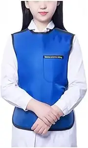 Lead Apron Lightweight X-Ray Lead Apron, Lab Radiation Protection Shield Lead Suit, Adjustable Size，3 Sizes