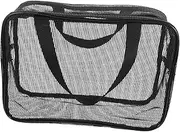DONFAMDS Camping Shower Bag Mesh Portable Hanging Toiletry Bag for Women Men Travel