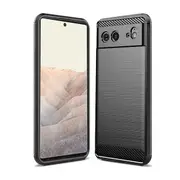 For Google Pixel 6 Case, Rugged Shockproof Heavy Duty Snti Slip Protective Case Cover (Black)