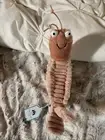 Jellycat SHELDON SHRIMP 8.5” Seafood Cordy Roy Plush Soft Toy Corduroy Pink NWT