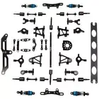 Aluminum Alloy Conversion Set For Tamiya TT-02 Chassis Upgrades Parts