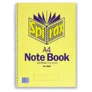 Spirax 595A A4 Notebook 240 Pages 7mm Ruled Spiral SIde Opening School 56059