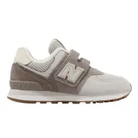 在飛比找蝦皮商城優惠-New Balance 574 童鞋 米白 卡其 魔鬼氈 中