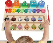 Matching Games for Toddler,Educational Learning Counting Puzzle Board Counting Matching Toys | Funny Fine Motor Toys Puzzle Activity Board for Kids Ages 3+
