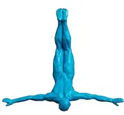 Upgraded Resin Wall Decor Hanging Sculptures Environmental Friendly and Durable Wall Art Colorful Young Boy Abstract Figures Simple Wall Sculpture