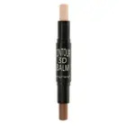 2-4pack 3D Face Double-ended Cream Stick ing Highlighter Bronzer