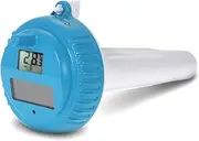 Sosoport Swimming Thermometer Floating Temperature Gauge Easy to Read Digital Display