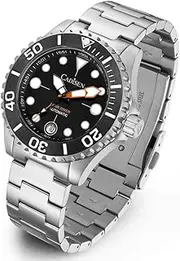 CADISEN Automatik Uhr Herren Edelstahl Saphirglas Wasserdicht Armbanduhr Uhren Männer 40MM
