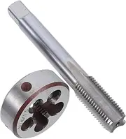 NUOBESTY 1 Set Metric Tap and Die Set x 1.5mm High Right Hand Thread Tap and Die for Automotive Repair