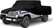 YIXIN Waterproof Car Cover for Jeep Gladiator 2020 2021 2022-2024 Car Cover 190T Covers Custom Fit 100% Waterproof Windproof Strap & Double Door Zipper Up to 190” L (2020-2024)