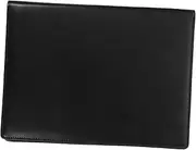 CAXUSD Business Card Holder Resume Portfolio Folder Business Portfolio Folder Interview Portfolio Folder Document Businessnotebook Binder Business Notebook Organizer Leather Black