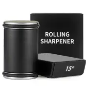 Rolling Knife Sharpener Handheld Diamond Stone For Quick Durable Blade Sharpen