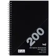Keji A5 Notebook 200 Pages Black